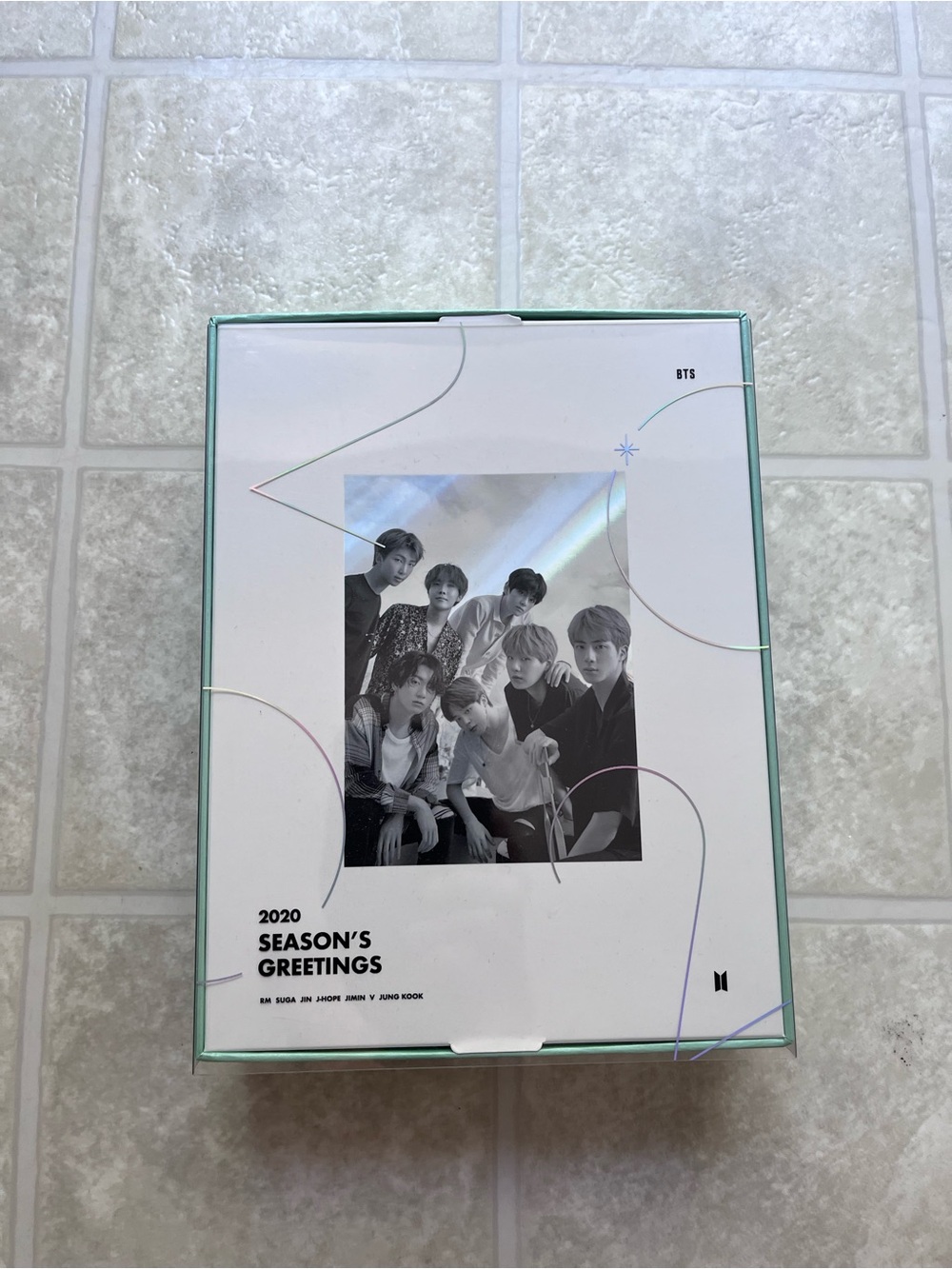 BTS Official 2020 Season's Greetings With Suga Lenticular